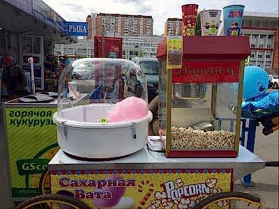Попкорн и сладкая вата Попкорн и сладкая вата